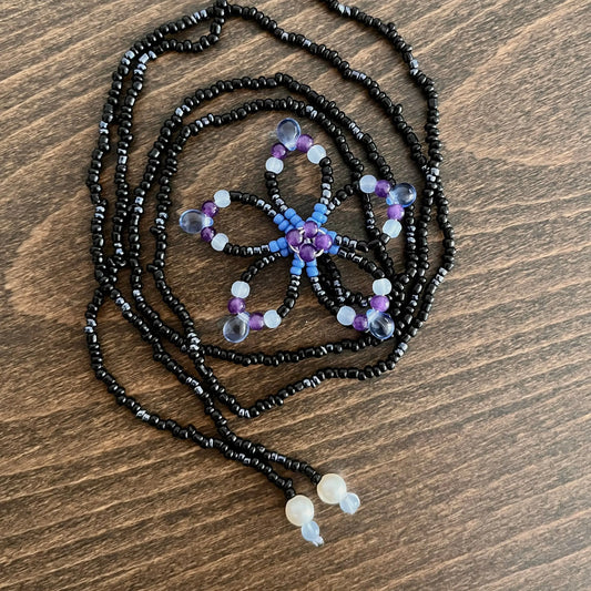 Collier " Obsidian Tide" en perles Searen Atelier