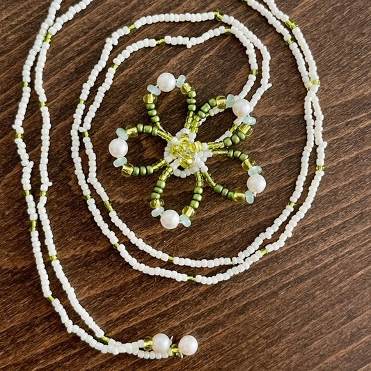 Collier "Matcha Foam" en perles Searen Atelier