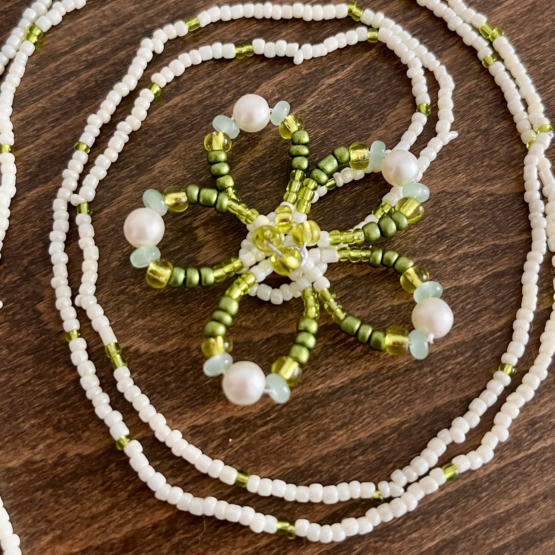 Collier "Matcha Foam" en perles Searen Atelier