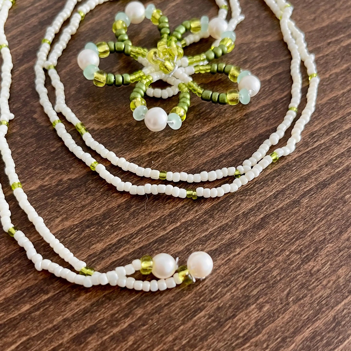 Collier "Matcha Foam" en perles Searen Atelier
