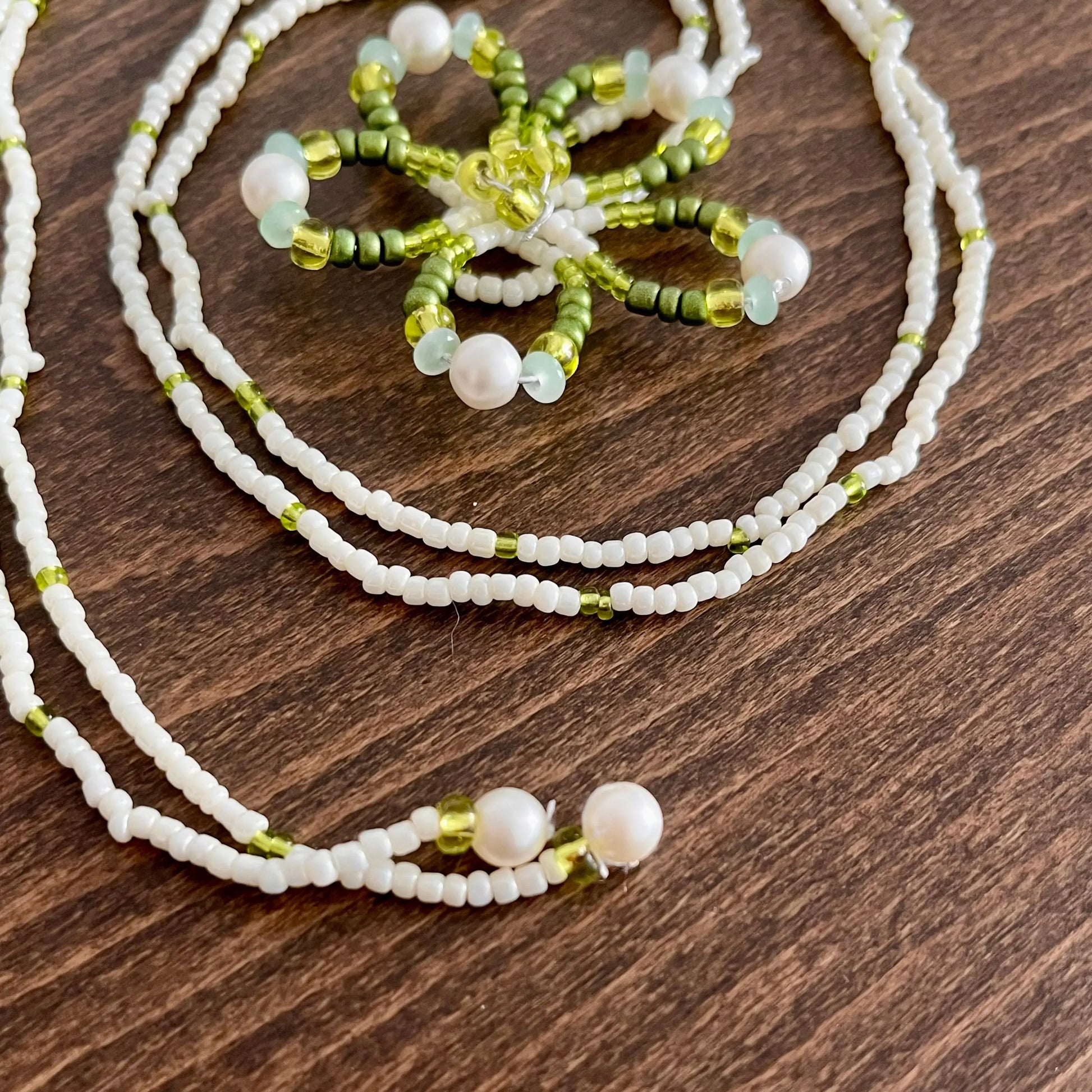 Collier "Matcha Foam" en perles Searen Atelier