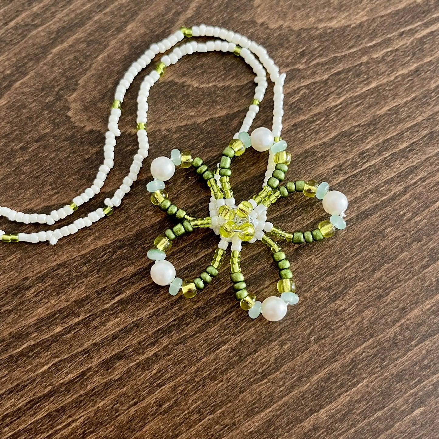 Collier "Matcha Foam" en perles Searen Atelier